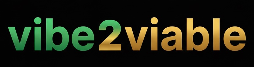 Vibe2Viable - From vibe-coded prototype to production-ready business